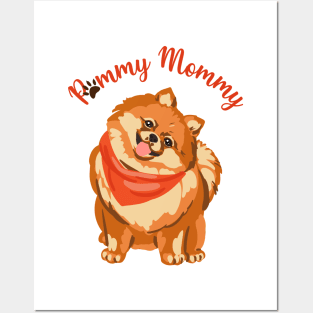 Pomeranian Mom Posters and Art